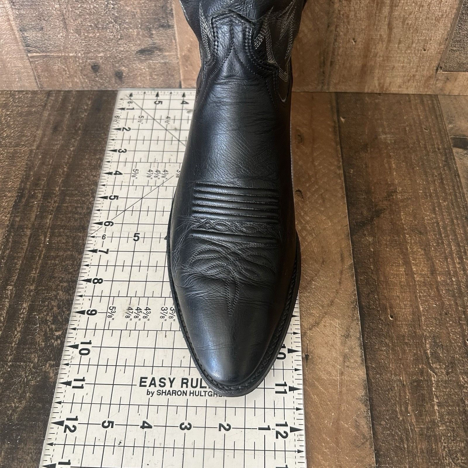 Dan Post Dan Post 110 R Classic Black Western Cowboy Boots Mens 10 D Size US 10 / EU 43 - 6 Thumbnail