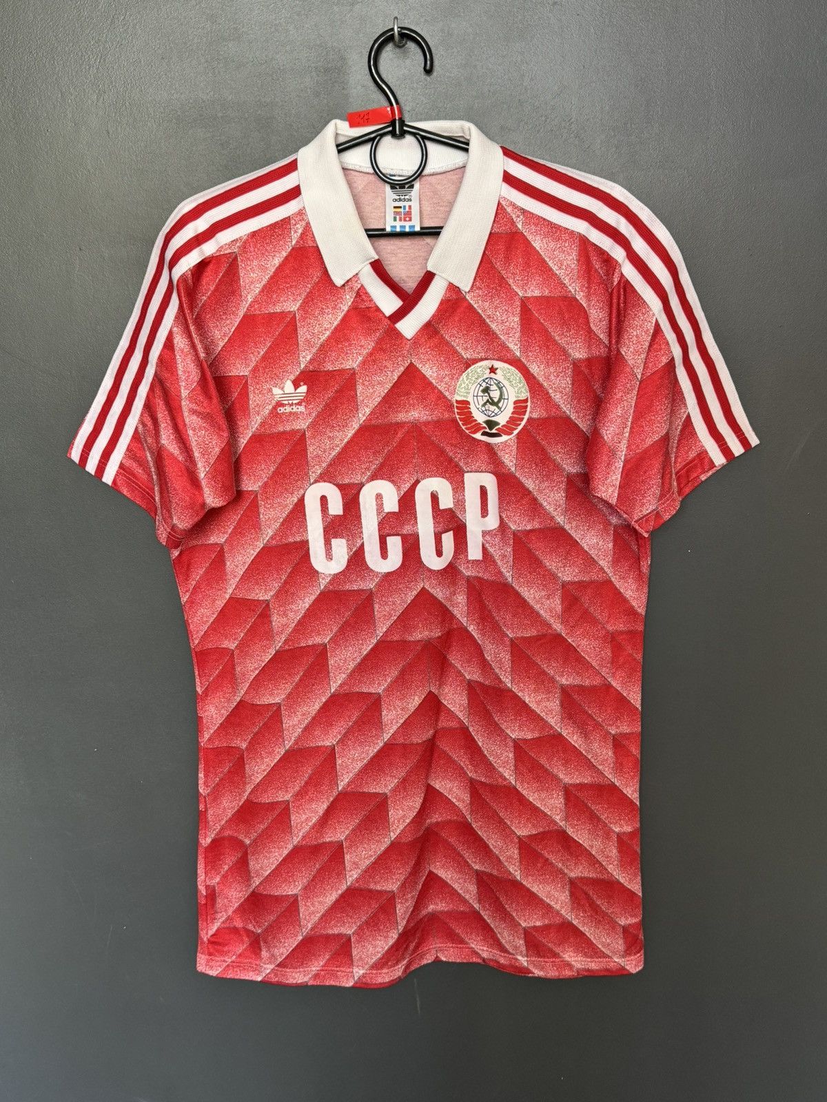 Adidas USSR National Team 1980’s Home Football Jersey T-Shirt Size US L / EU 52-54 / 3 - 1 Thumbnail