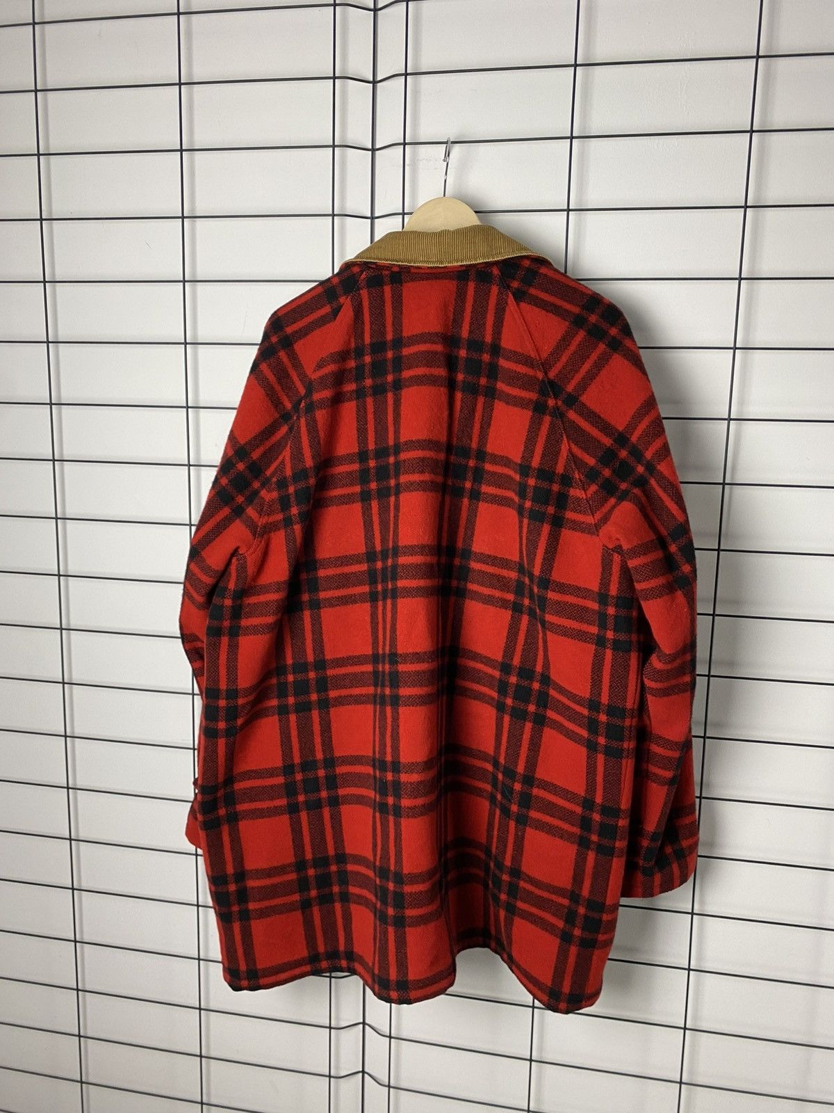 Vintage 90's POLO Ralph Lauren Heavy Tweed Wool Coat Jacket Buffalo Size US XL / EU 56 / 4 - 6 Thumbnail