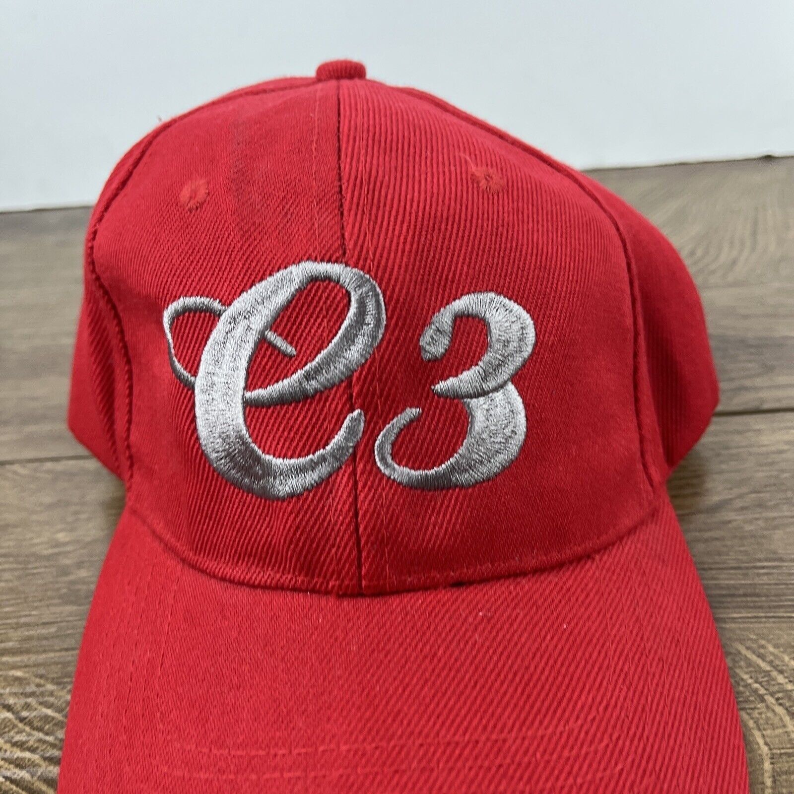 Other E3 Hat e3 Hat Red Adjustable Hat Adult Size Hat Red Cap Size ONE SIZE - 7 Thumbnail