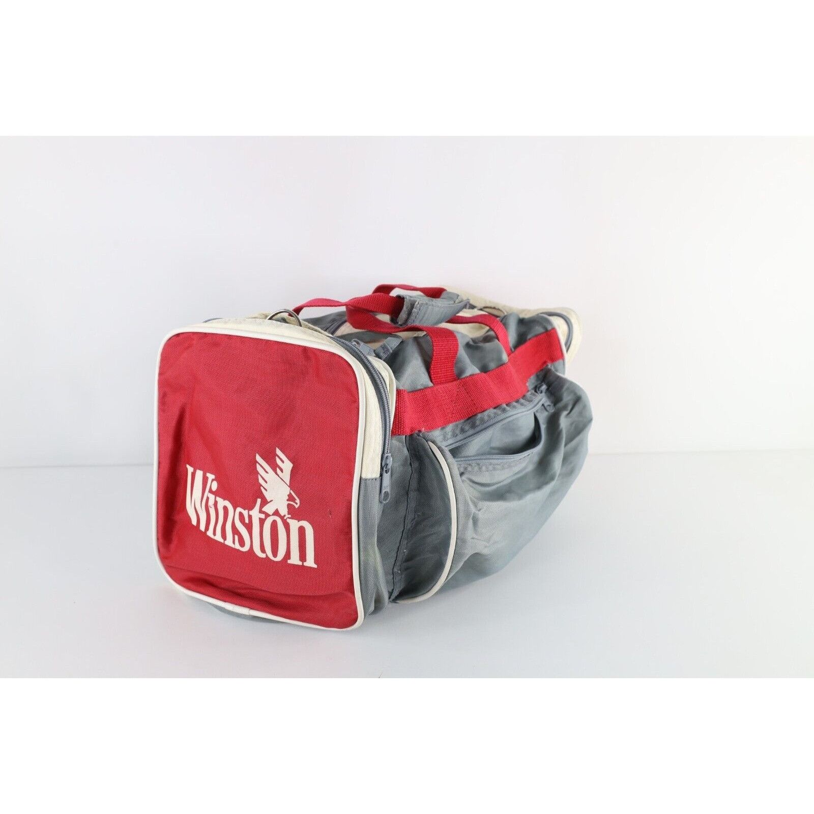 Vintage Vintage 90s Winston Cigarettes Racing Distressed DuffelBag Size ONE SIZE - 1 Thumbnail