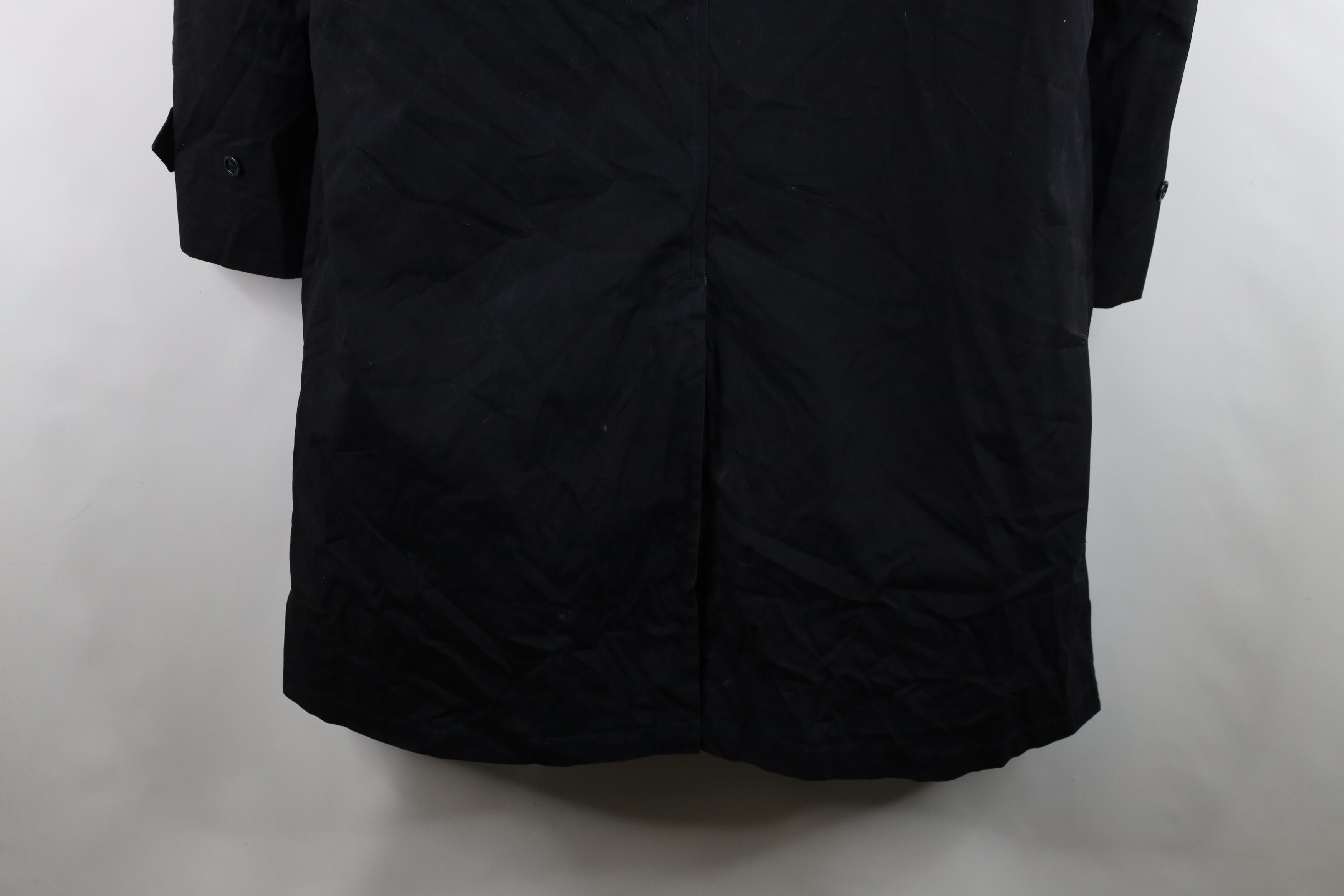Vintage Vintage 70s Streetwear Mohair Lined Trench Coat Black USA Size US XL / EU 56 / 4 - 17 Thumbnail