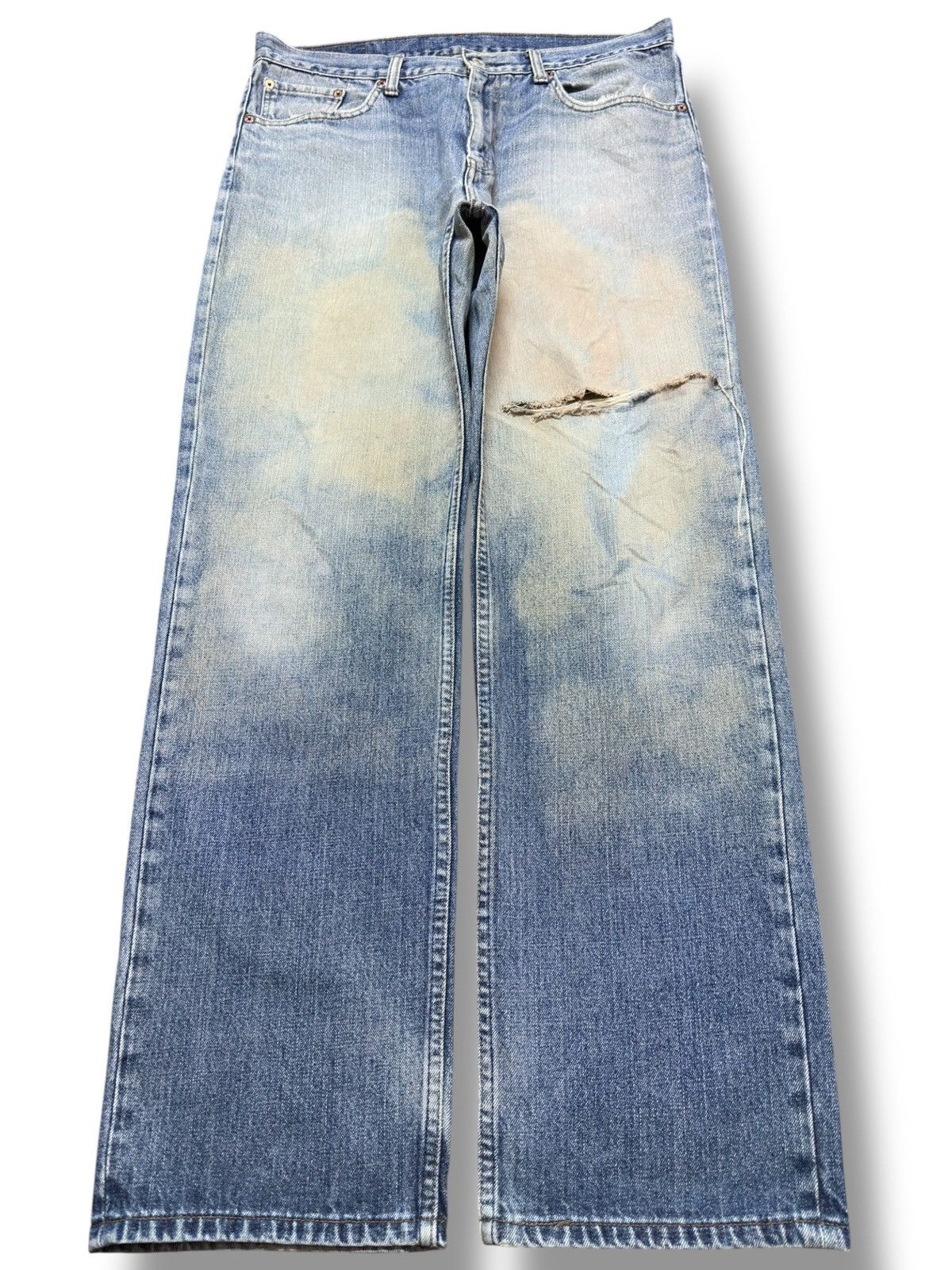 Levi's Vintage Clothing Vintage Levi’s 533 Baggy Mudwash Distressed Denim Size US 34 / EU 50 - 1 Thumbnail