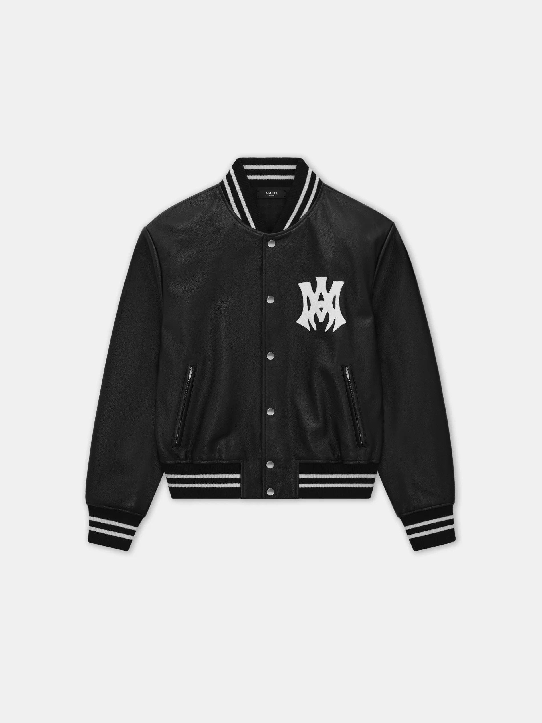 Amiri oc11z0126 MA Hollywood Leather Bomber Jacket in Black Size US XL / EU 56 / 4 - 1 Thumbnail