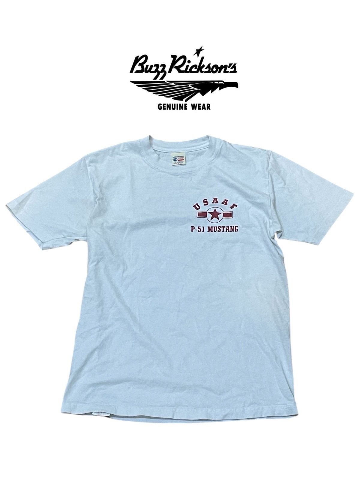 Buzz Rickson's Vintage Buzz Rickson’s USAAF P-51 Mustang T-Shirt Size US M / EU 48-50 / 2 - 1 Thumbnail
