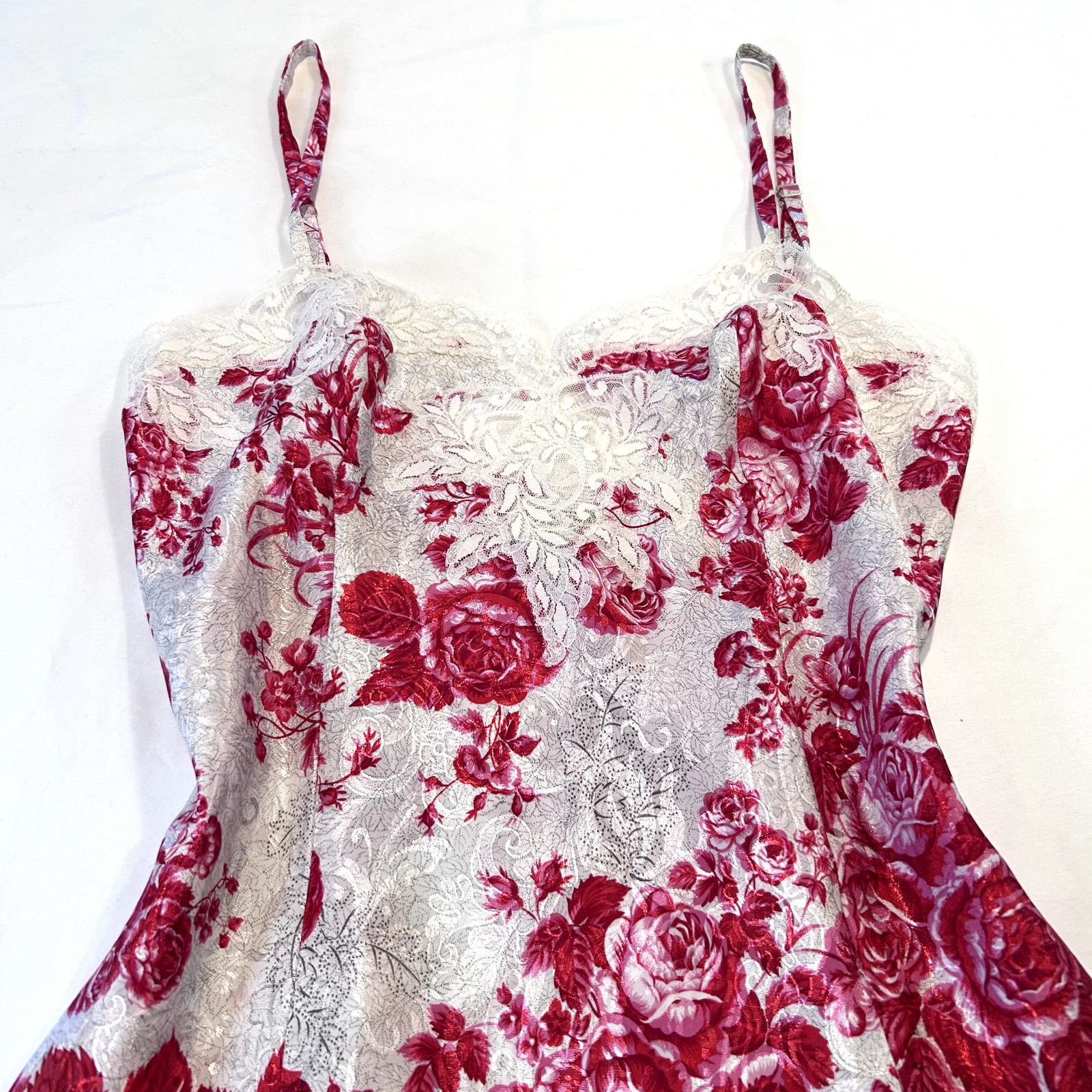 Victoria's Secret Vintage 90s Victoria’s Secret Floral Robe & Slip Dress Set M Size M / US 6-8 / IT 42-44 - 9 Thumbnail