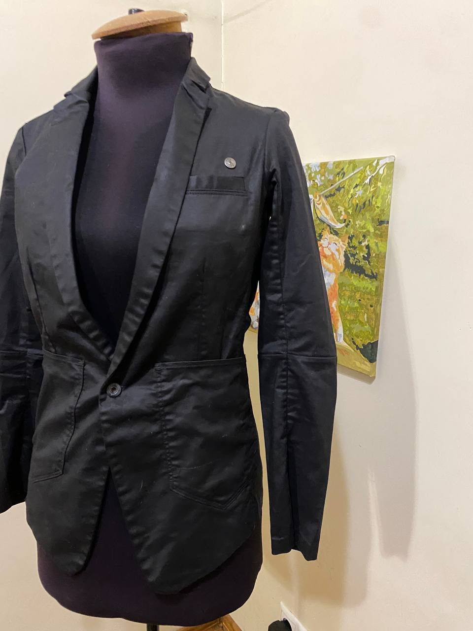 G-Star G-Star RAW women's black denim jacket in size XS. Size XS / US 0-2 / IT 36-38 - 2 Thumbnail