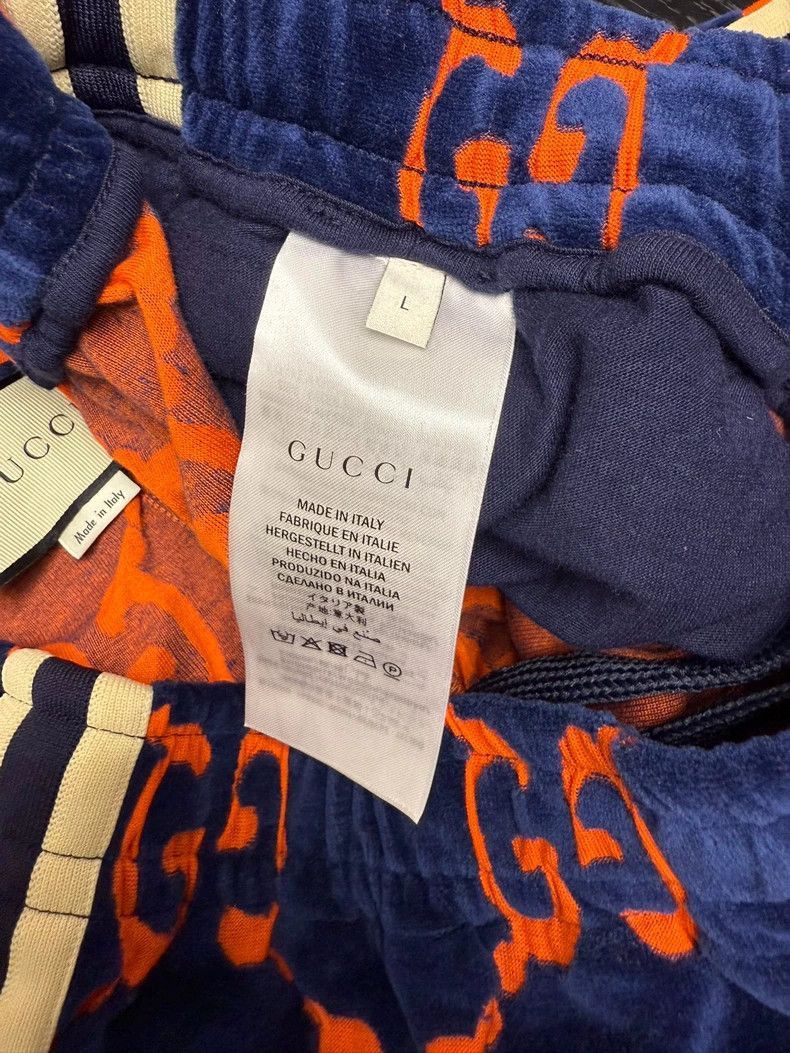 Gucci Gucci GG Velvet Print Basketball Shorts-2505 Size US 32 / EU 48 - 5 Thumbnail