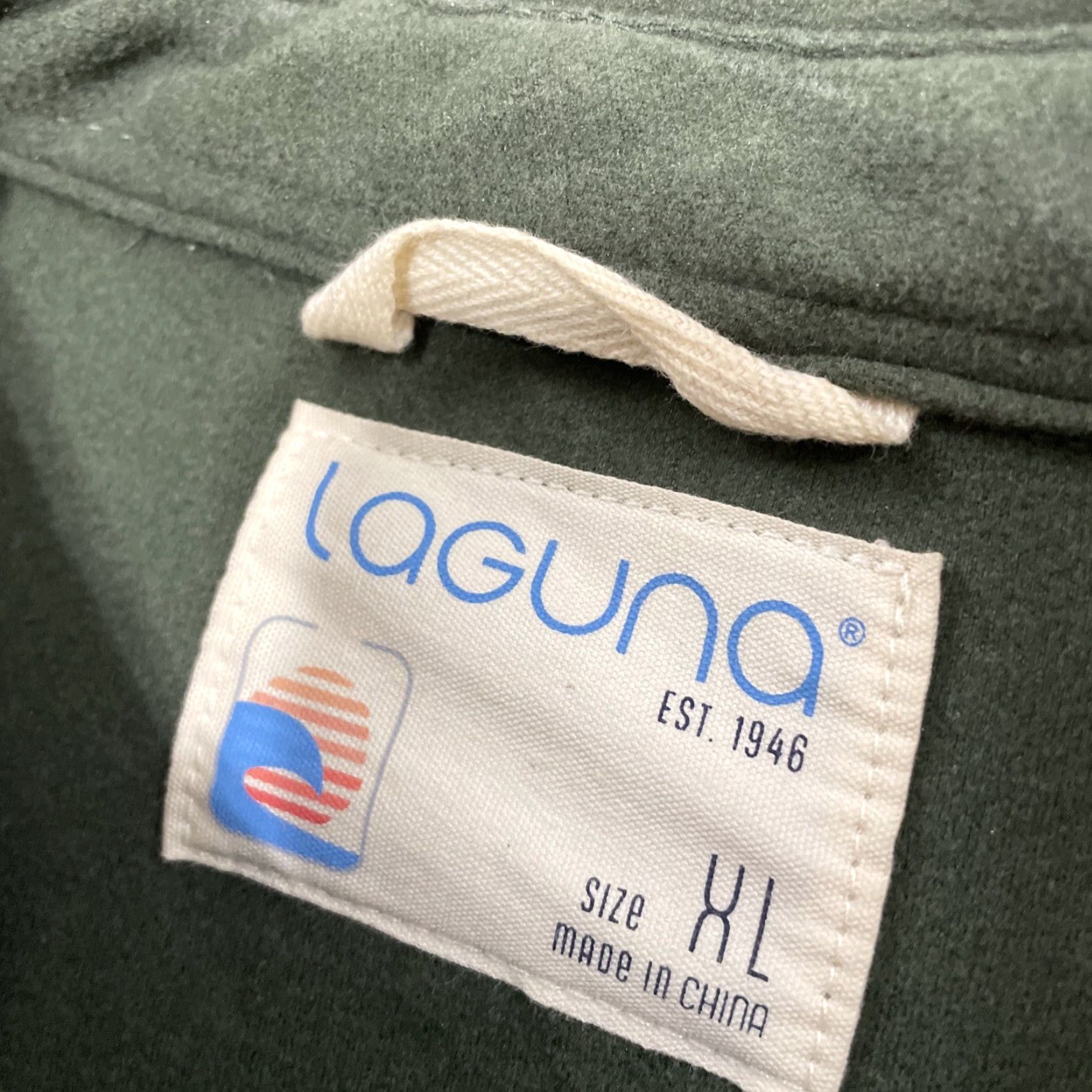 CO VINTAGE Laguna Beach Shacket Men XL Olive Green Y2K Flannel Snap Cap Capsule Shacket Casual Size US XL / EU 56 / 4 - 7 Thumbnail