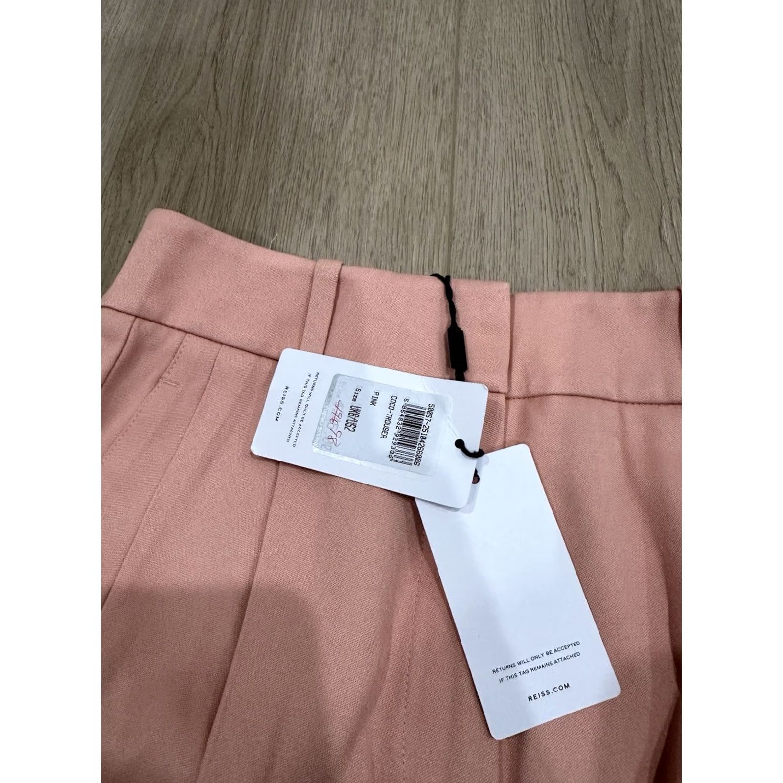 Reiss Reiss Pants Pink Crop Tapered Pleated Size 2US Womens Size 26" / US 2 / IT 38 - 7 Thumbnail