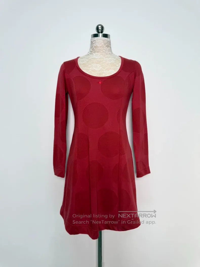 Vivienne Westwood Vivienne Westwood Red 3D Dot Saturn Embroidery Long Sleeve Size S / US 4 / IT 40 - 1 Thumbnail