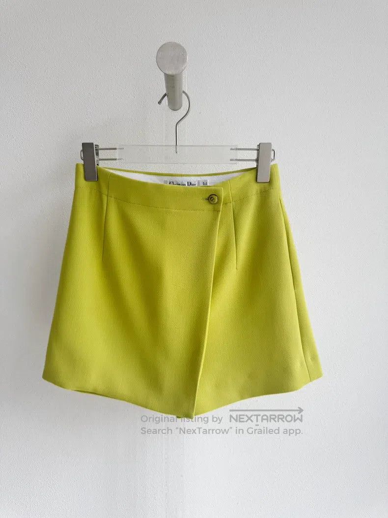 Dior Dior Kiwi green skirt Size 42" / US 20 - 1 Thumbnail