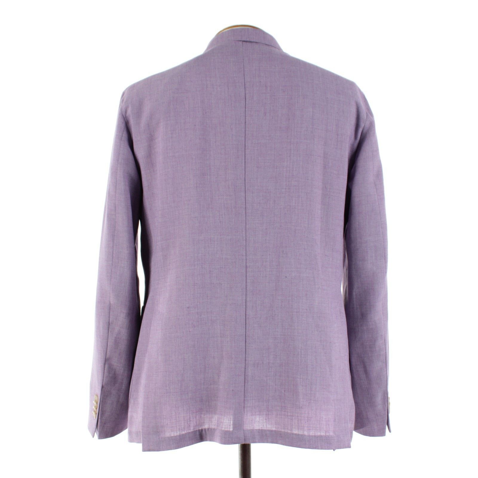 Sartoria Partenopea Sartoria Partenopea Sport Coat Size 44 Regular US in Purple Size 44R - 6 Thumbnail
