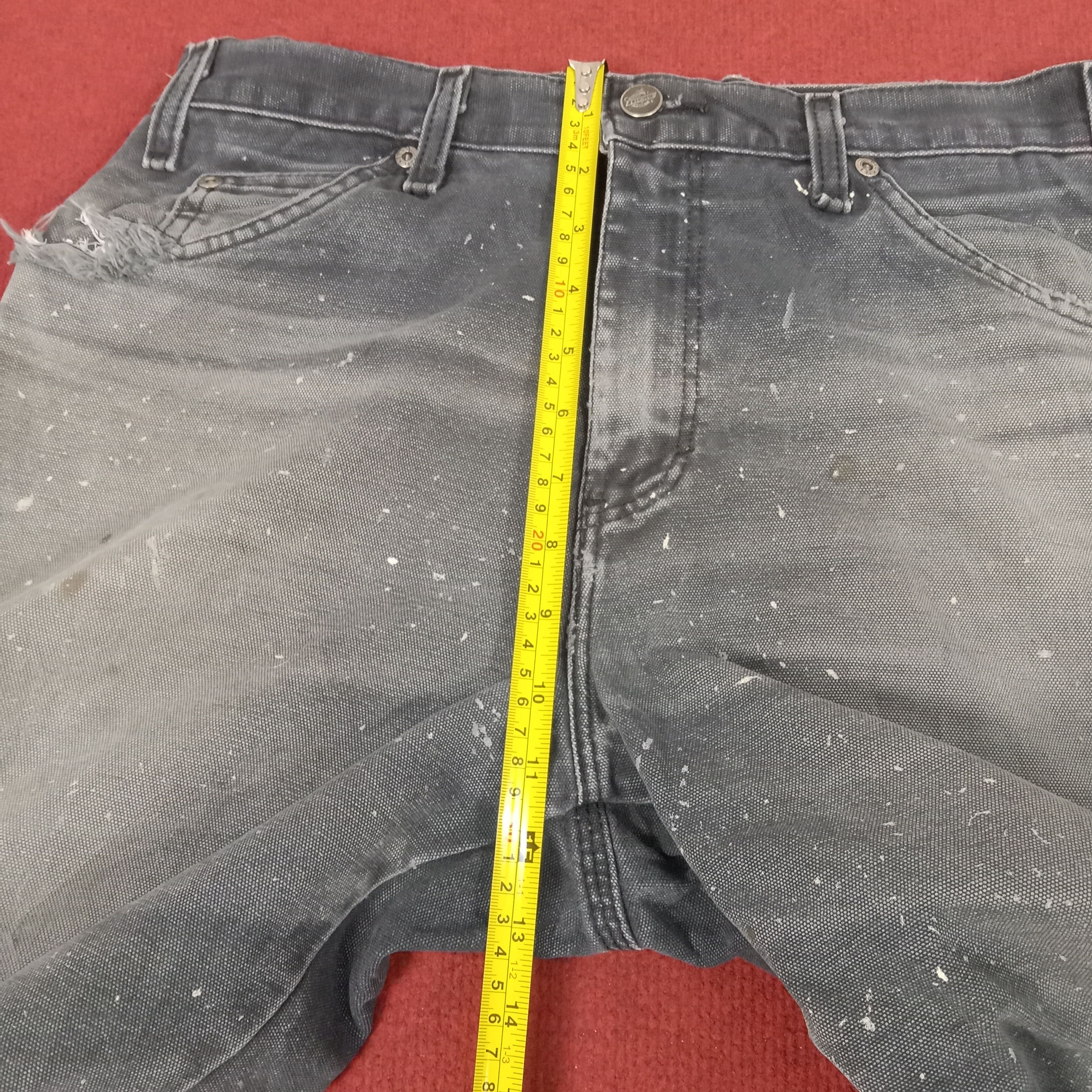 Dickies × Vintage Dickies Workwear Style Distressed Carpenter Pants Size US 31 - 8 Thumbnail