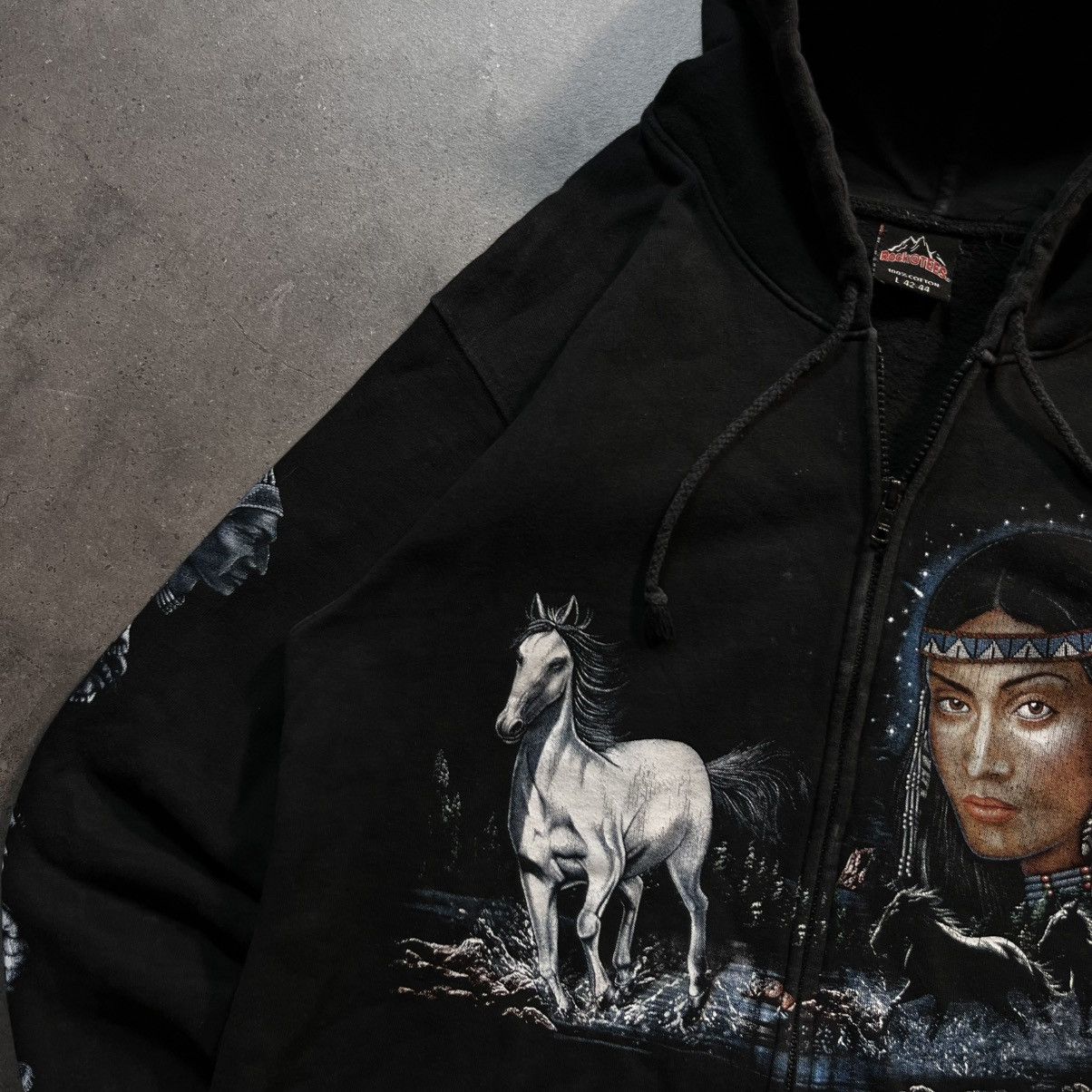 Band Tees Vintage 00s Avant Garde Rock Metal Style Zip Hoodie Indie Size US L / EU 52-54 / 3 - 3 Thumbnail