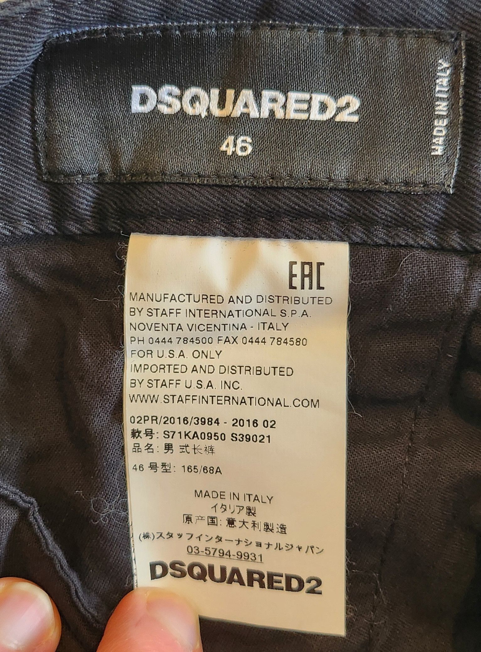 Dsquared2 Dsquared2 Raw Hem Chino Trousers Size US 30 / EU 46 - 5 Thumbnail
