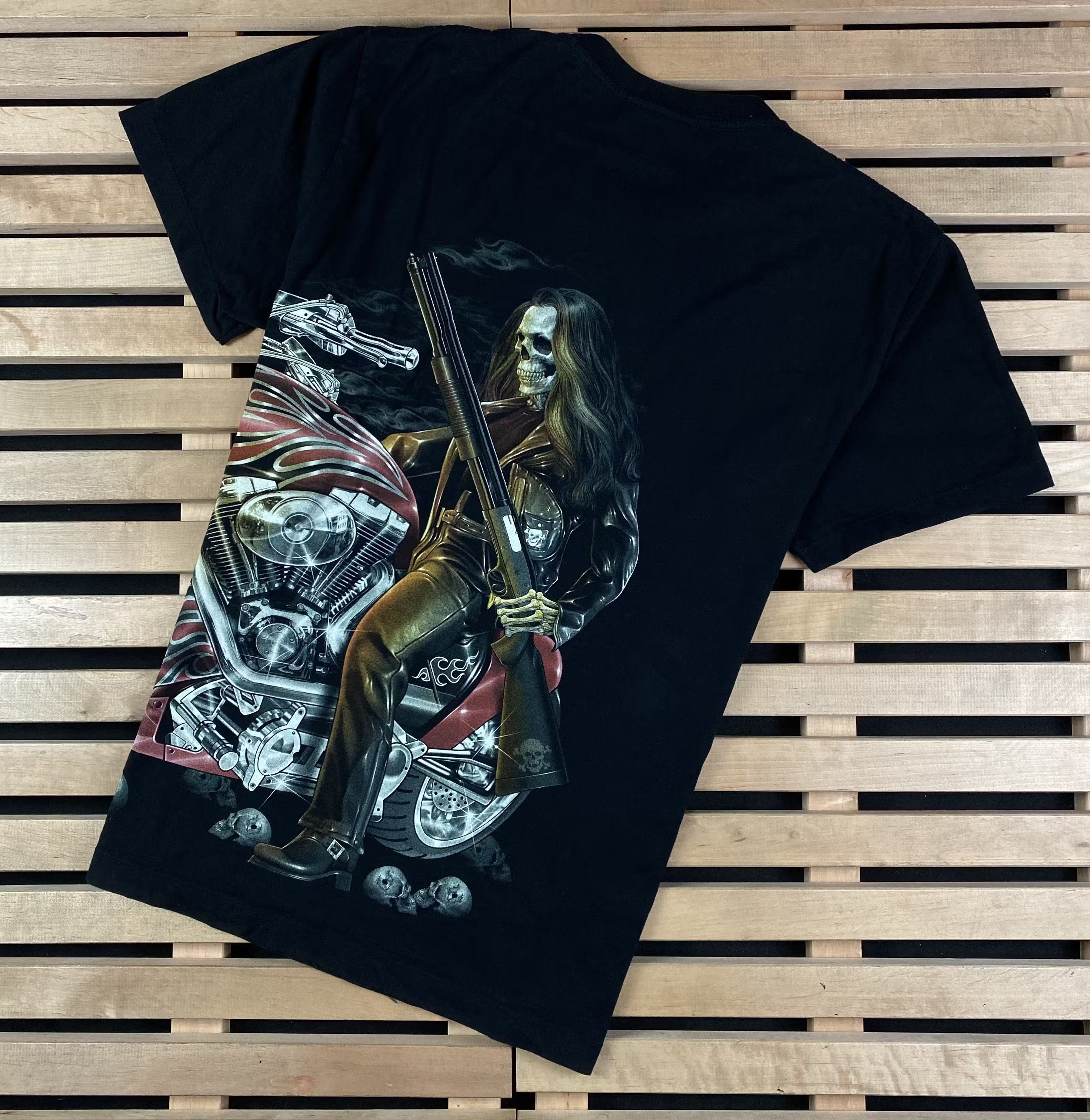 Band Tees × Vintage Mens Vintage T Shirt Band Rock Harley Size L Size US L / EU 52-54 / 3 - 7 Thumbnail