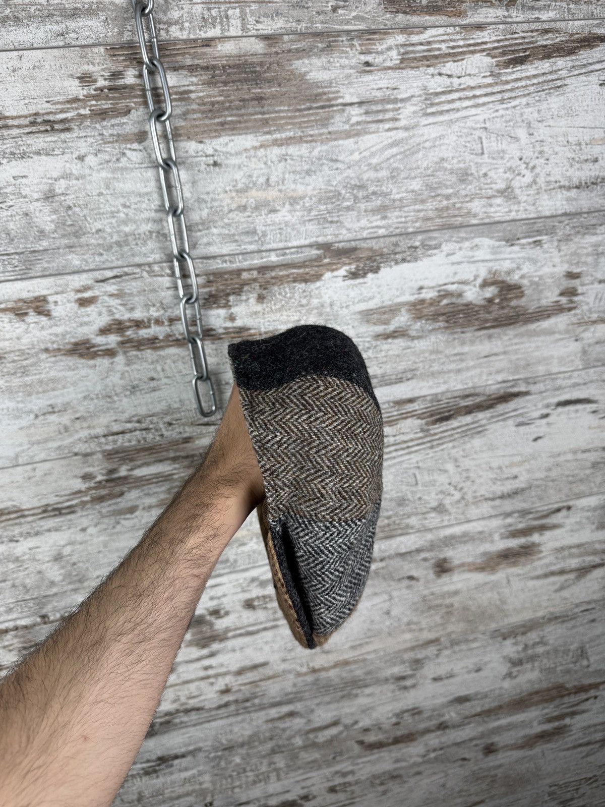 Harris Tweed × Vintage Mens vintage Harris Tweed cap hats berets wool Size ONE SIZE - 3 Thumbnail