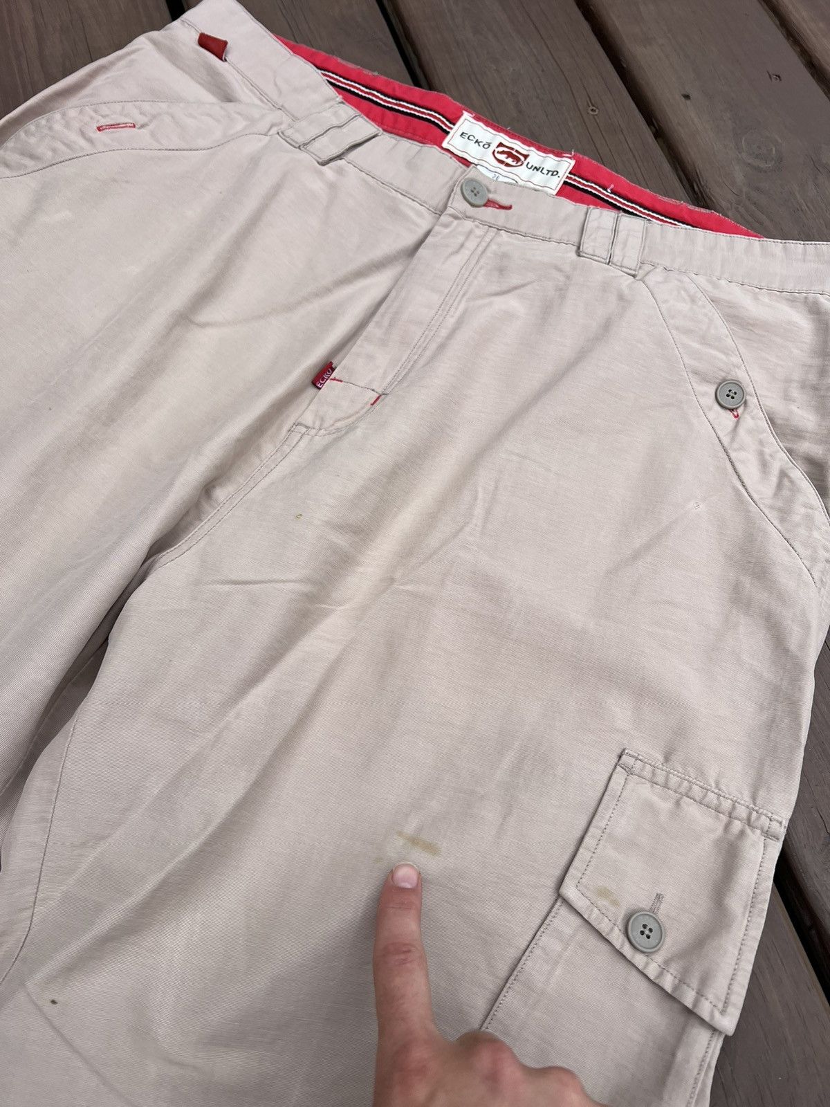 Ecko Unltd. × Vintage Vintage Y2K Ecko Unltd Baggy Skater Cargo Shorts Size US 38 / EU 54 - 9 Thumbnail