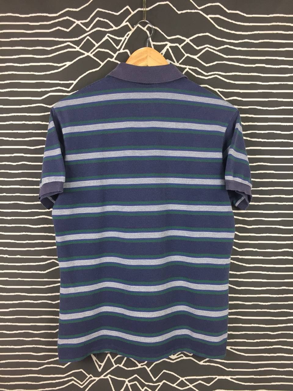 Lacoste Vtg Chemise Lacoste Striped Ringer Polo Tee Size US M / EU 48-50 / 2 - 6 Thumbnail