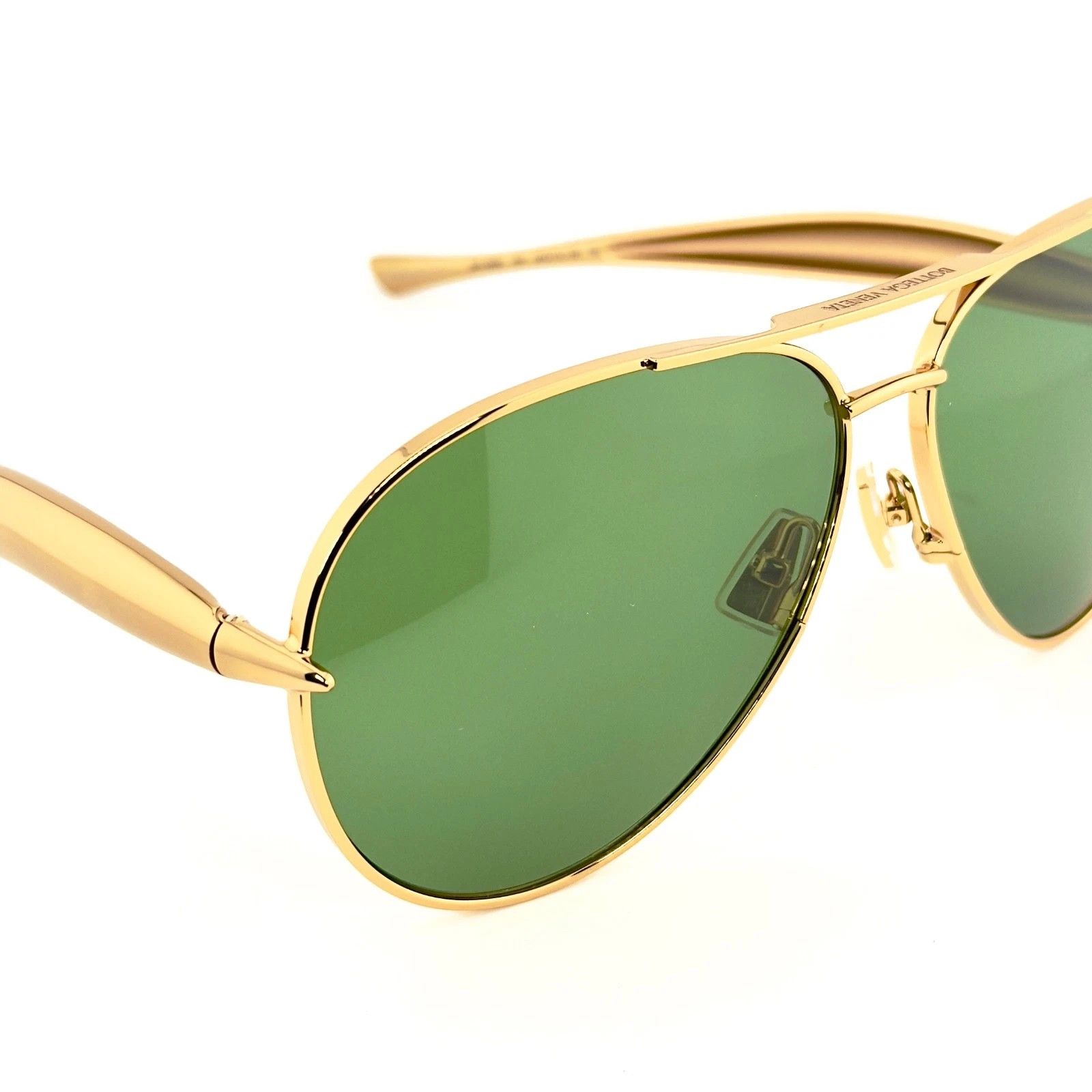Bottega Veneta BOTTEGA VENETA 1305 SARDINE BV1305S Aviator Sunglass 001 Size ONE SIZE - 9 Thumbnail