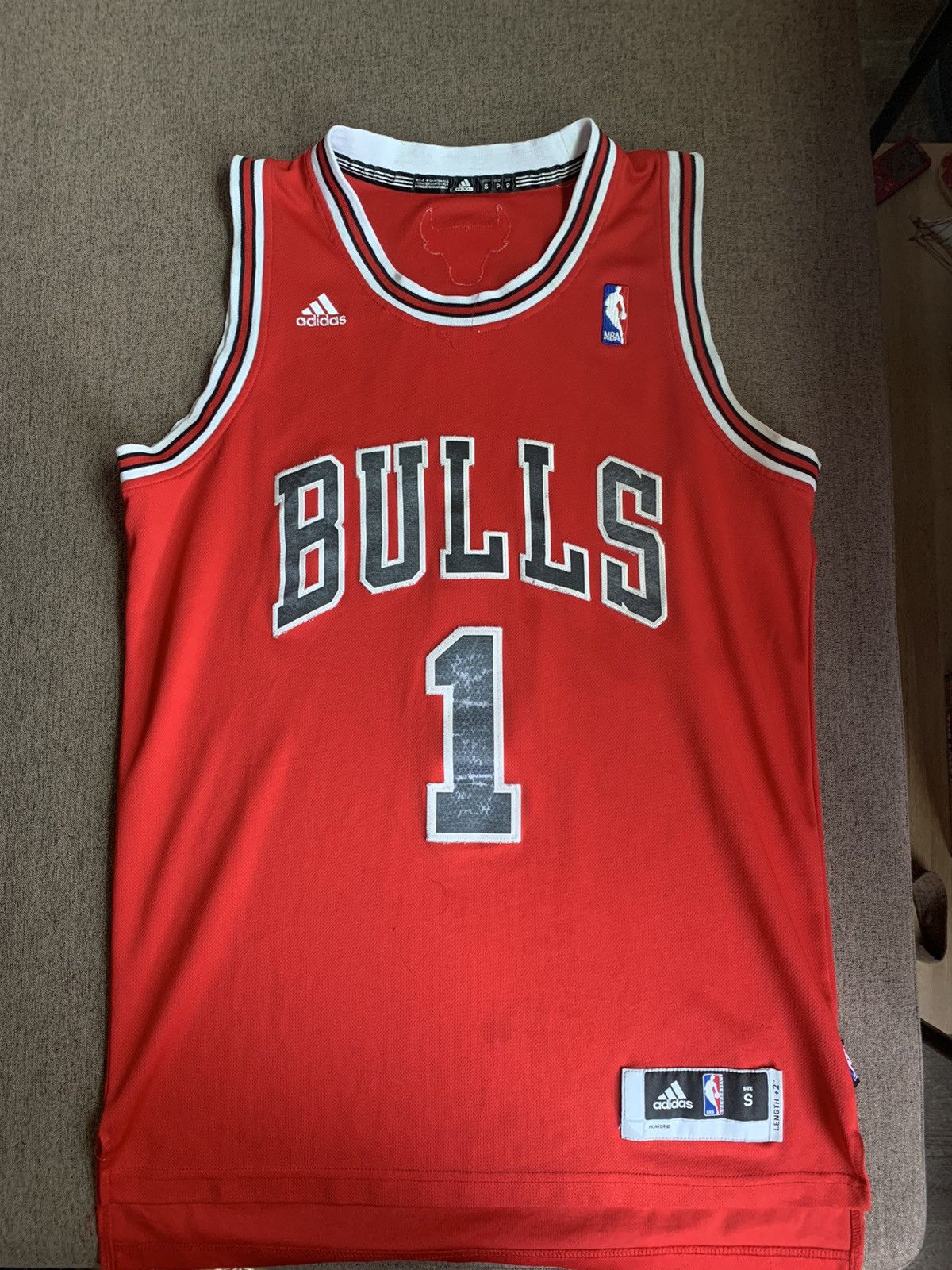 Adidas Authentic D-Rose Chicago Bulls Embroidered Jersey Size US M / EU 48-50 / 2 - 1 Thumbnail