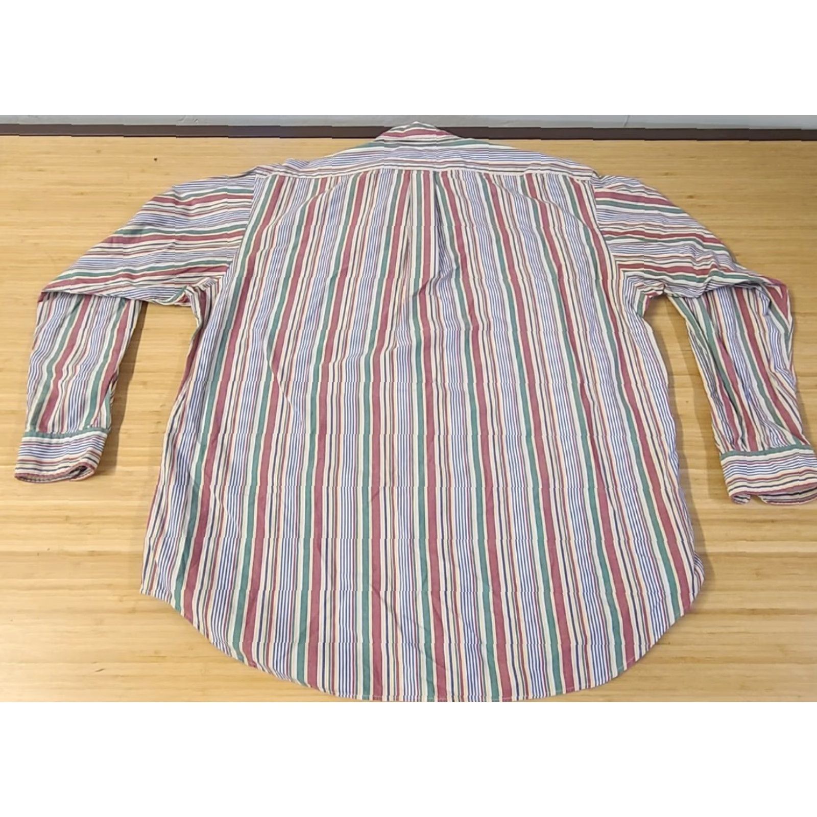 Polo Ralph Lauren Ralph Lauren Polo Shirt Adult Large Striped Button-Up Long Sleeve Blaire Mens Size US L / EU 52-54 / 3 - 4 Thumbnail