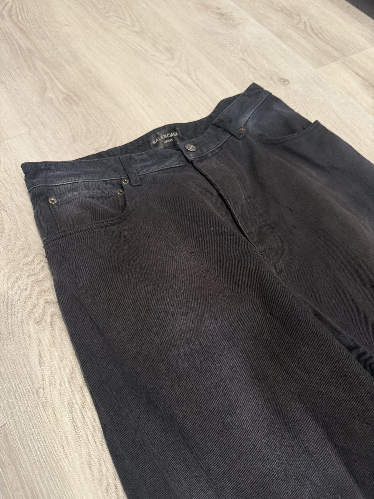 Balenciaga f/w 2023 wide leg baggy denim!! Size US 30 / EU 46 - 3 Thumbnail