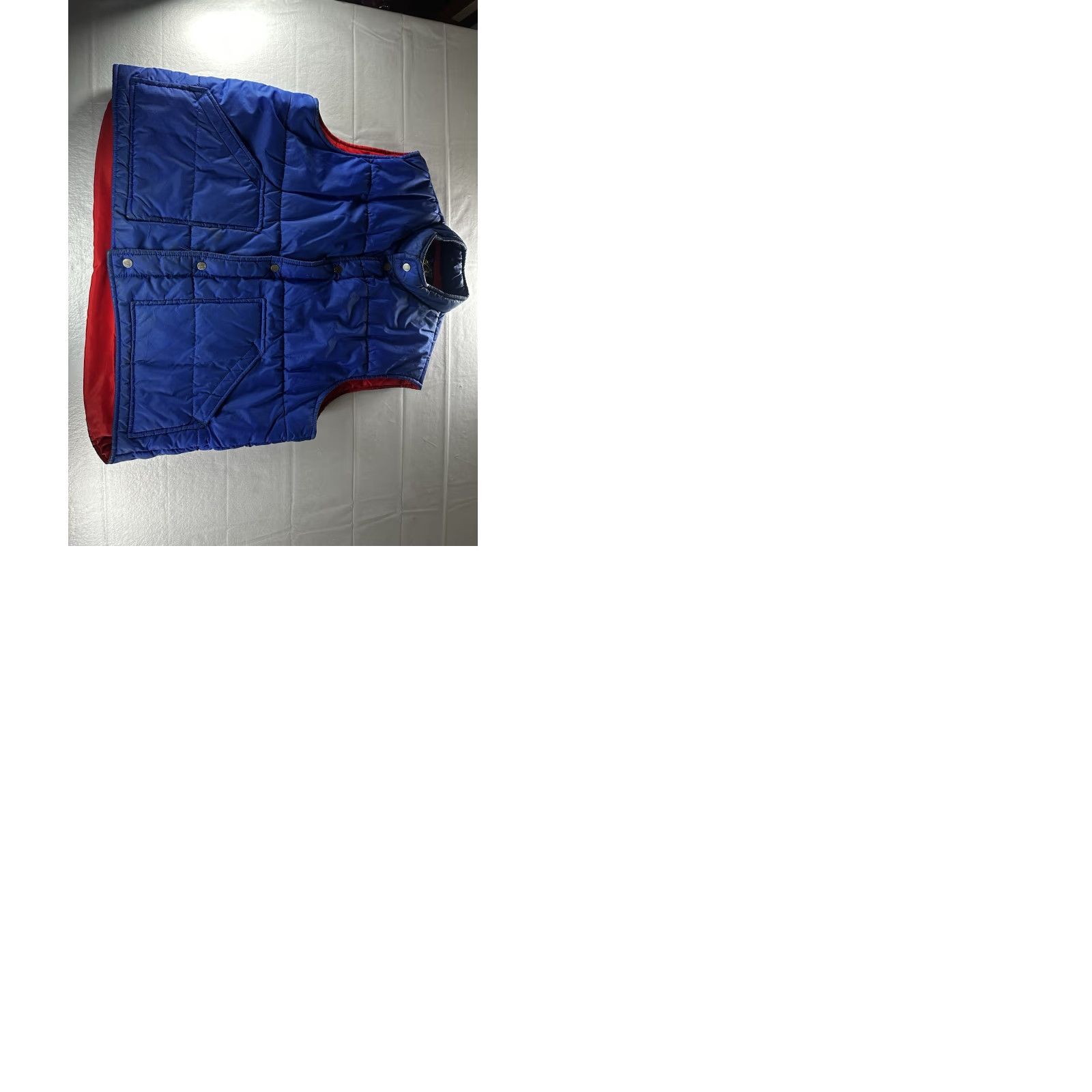 Vintage VINTAGE Montgomery Ward Down Puffer Vest Men’s XL Blue Snaps Front Size US XL / EU 56 / 4 - 9 Thumbnail