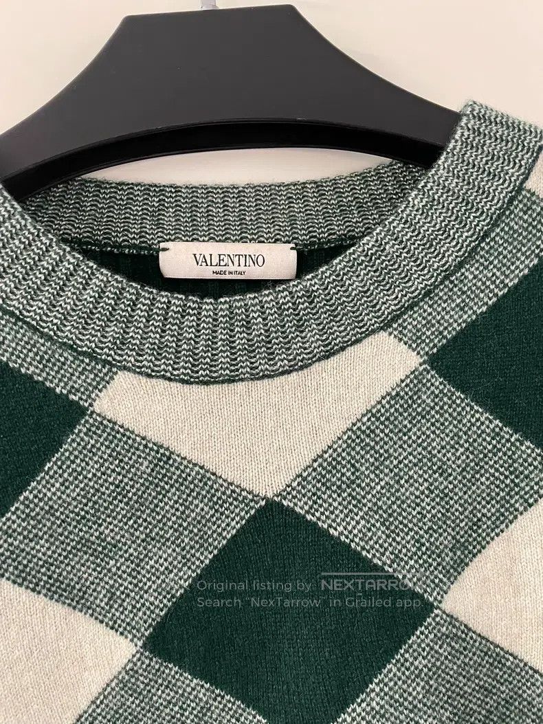 Other Valentino Green plaid crew neck knit Size XS / US 0-2 / IT 36-38 - 7 Thumbnail