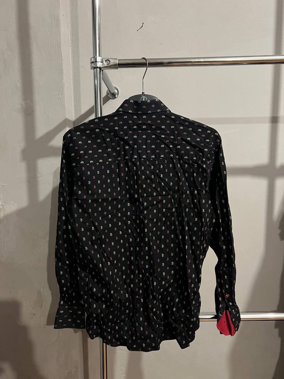 Other CLAUDIO LUGLI ITALY CLASSIC BLACK PURE COTTON MENS SHIRT XL Size US XL / EU 56 / 4 - 12 Thumbnail