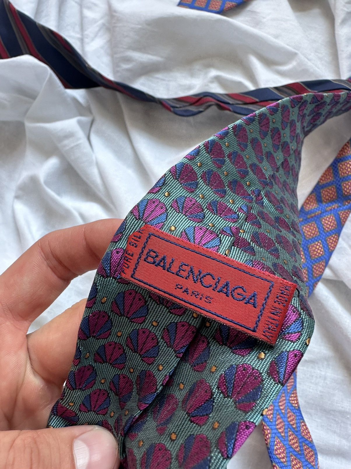 Balenciaga × Vintage Balaciaga tie silk Size ONE SIZE - 4 Thumbnail