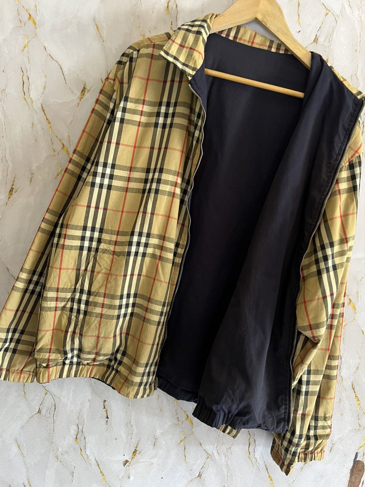 Burberry Burberry Nova Check Reversible Zipper Jacket Size US L / EU 52-54 / 3 - 8 Thumbnail