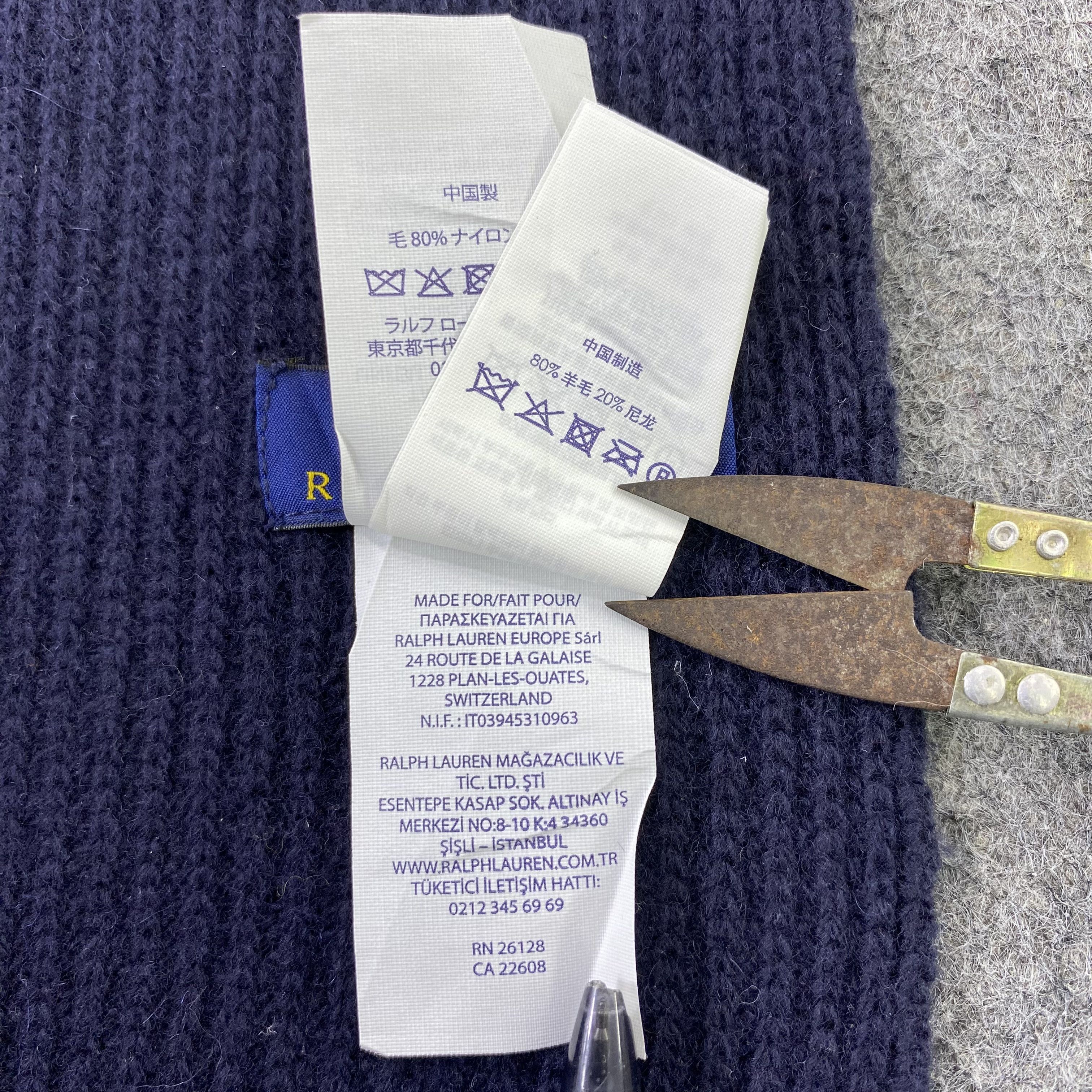 Polo Ralph Lauren × Ralph Lauren Polo Ralph Lauren Scarf / Muffler / Neckwear -T1535 Size ONE SIZE - 7 Thumbnail