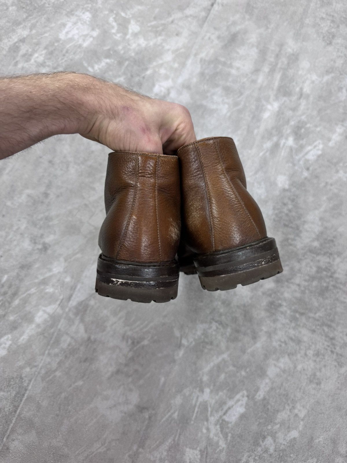 Brunello Cucinelli Brunello Cucinelli leather boots with sheep fur Mens size 39 Size US 6 / EU 39 - 7 Thumbnail