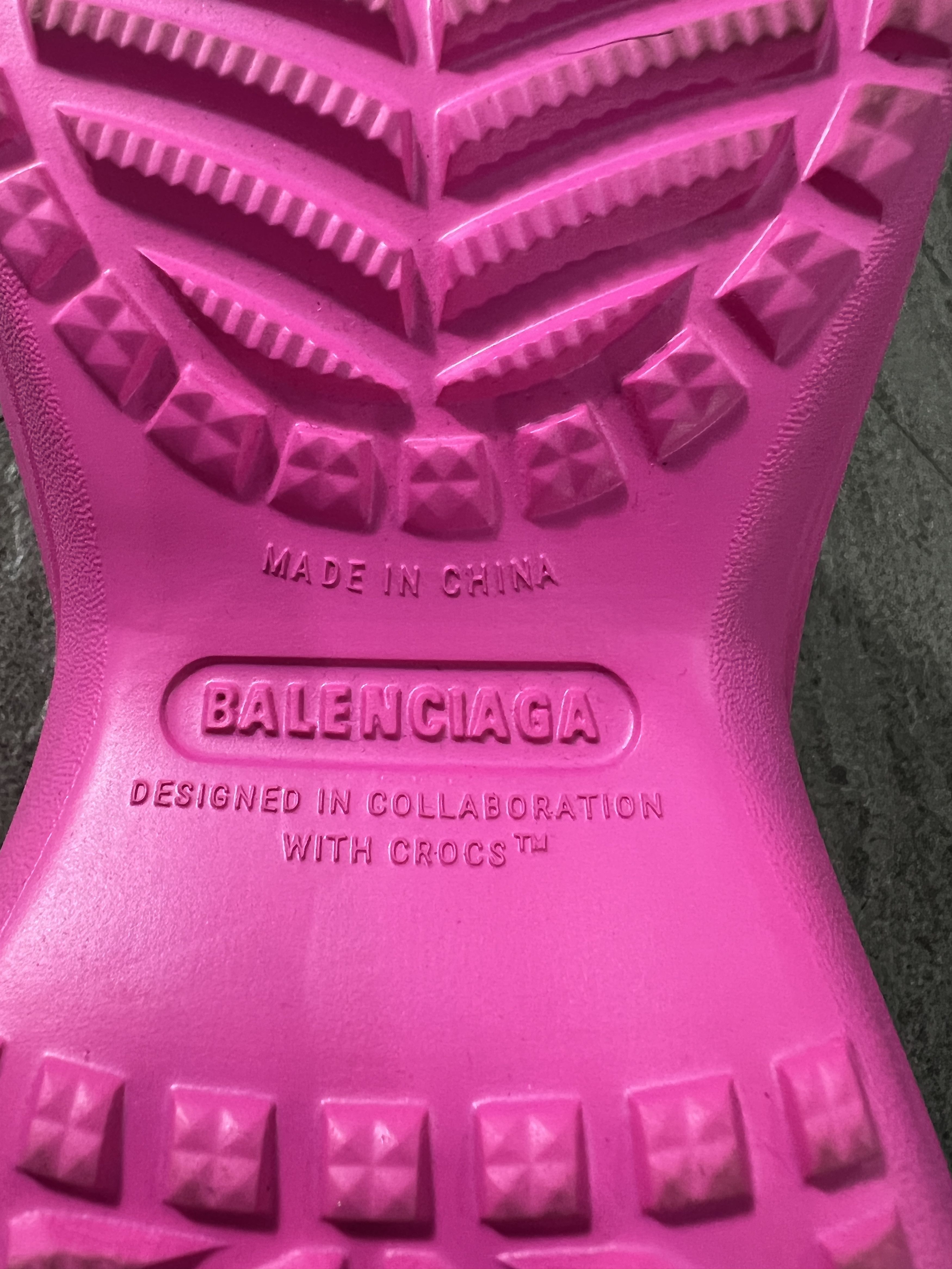Balenciaga × Crocs Balenciaga X Crocs Platform Slide Pink EU38 Size US 8 / IT 38 - 10 Thumbnail
