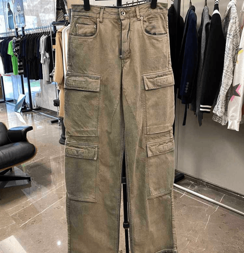 Rick Owens Rick Owens DRKSHDW Multi-Pocket Cargo Jeans Size US 26 / EU 42 - 1 Thumbnail