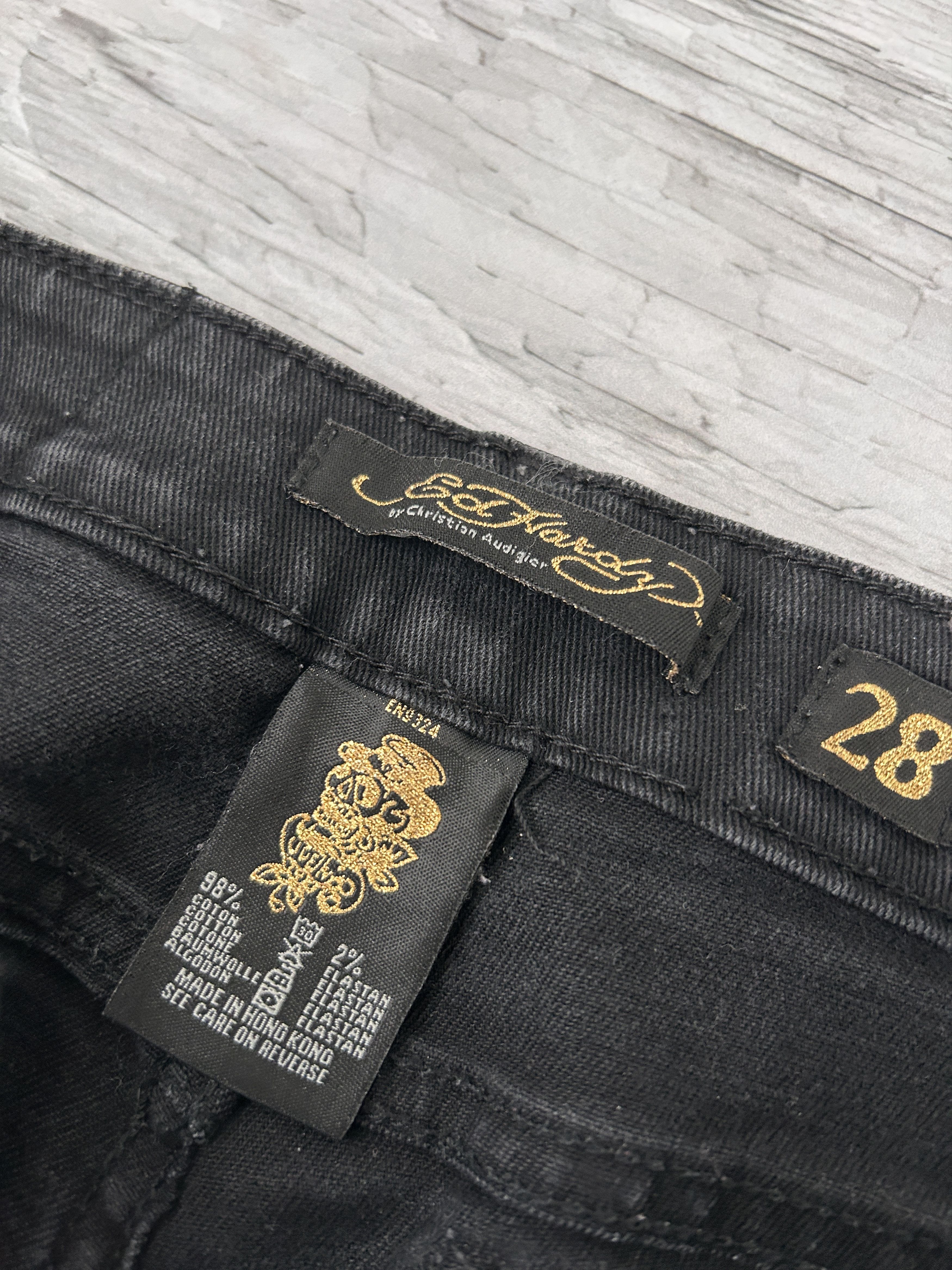Ed Hardy Vintage Christian Audigier Ed Hardy Jeans Y2K 90s Size 28" / US 6 / IT 42 - 6 Thumbnail
