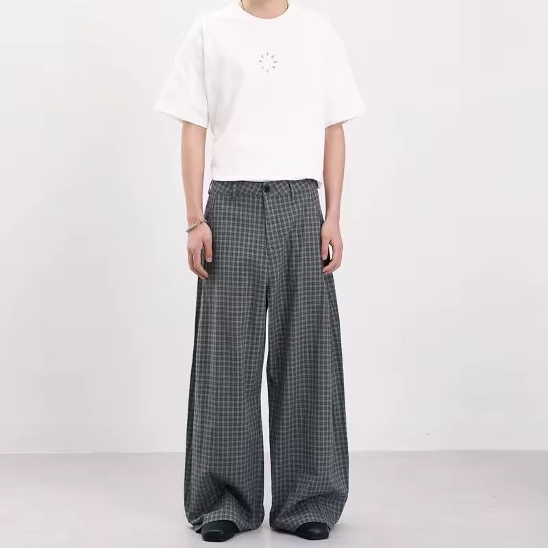 Other Plaid Vintage Retro Style Baggy Trendy Streetwear Pants Size US 29 - 1 Thumbnail