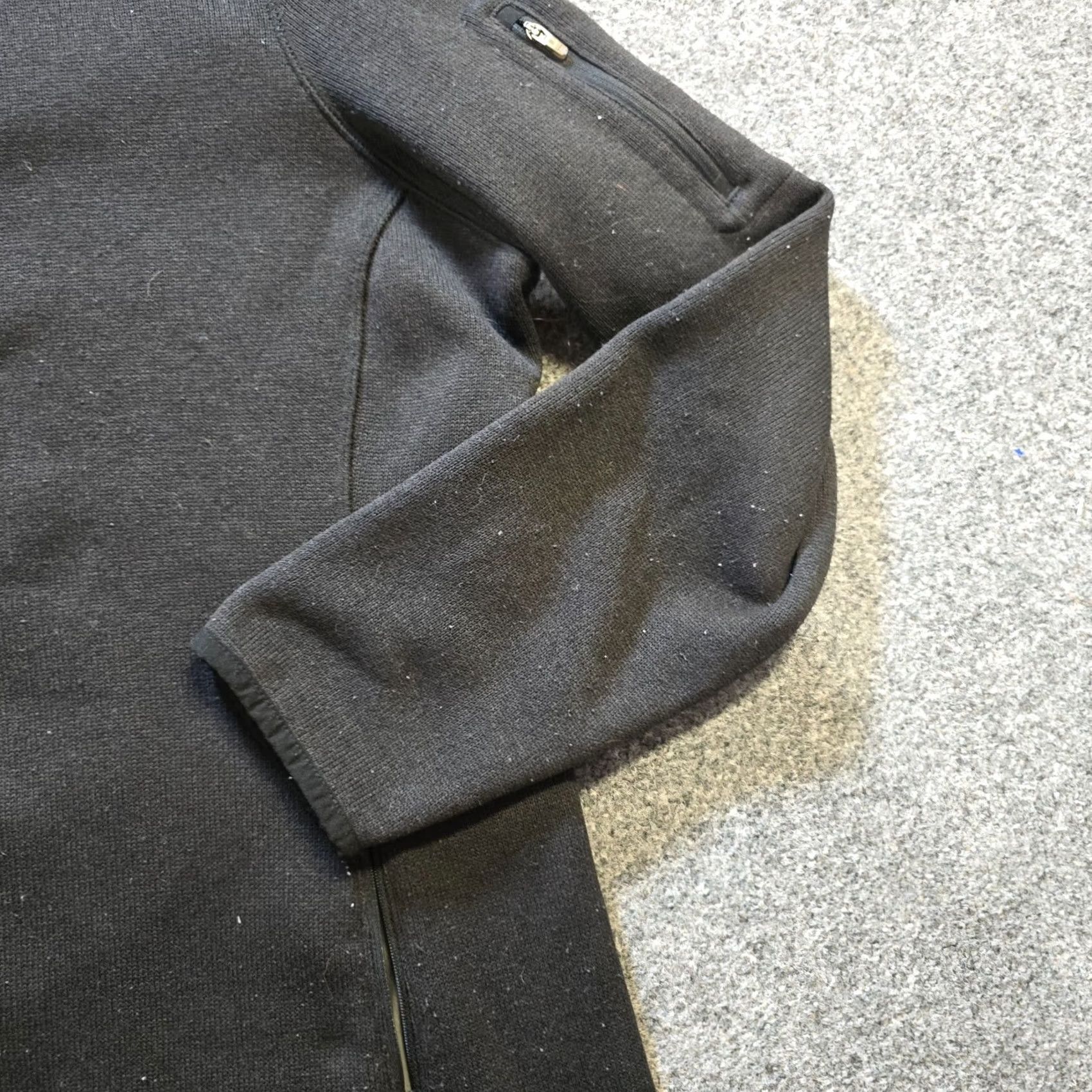 Vintage LL Bean Jacket Womens XL Black Hooded Full Zip Fleece Coat Casual Size XL / US 12-14 / IT 48-50 - 3 Thumbnail