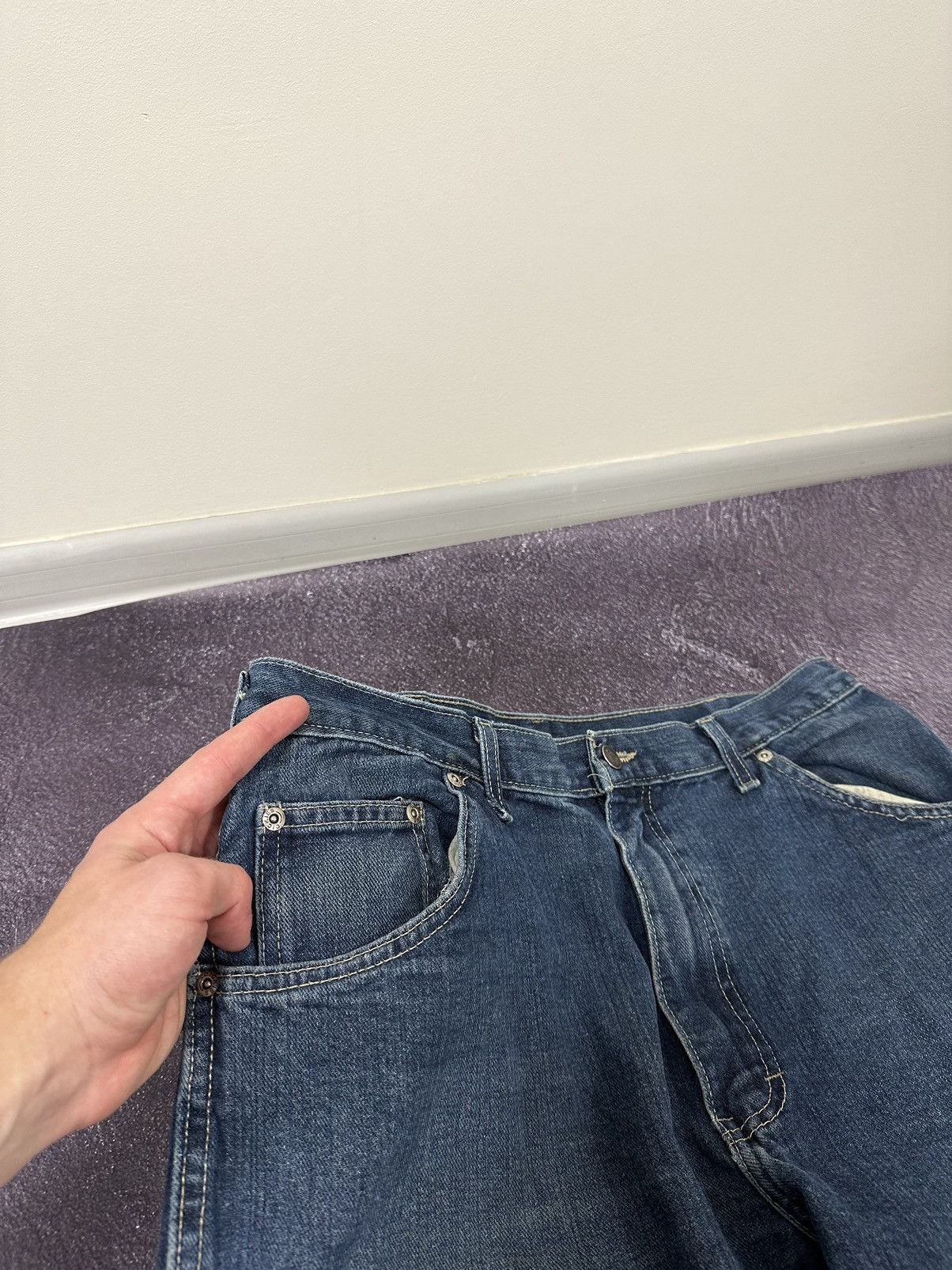 Dickies Vintage 90s Dickies USA Baggy Opium Faded Hype Work Jeans Size US 38 / EU 54 - 12 Thumbnail