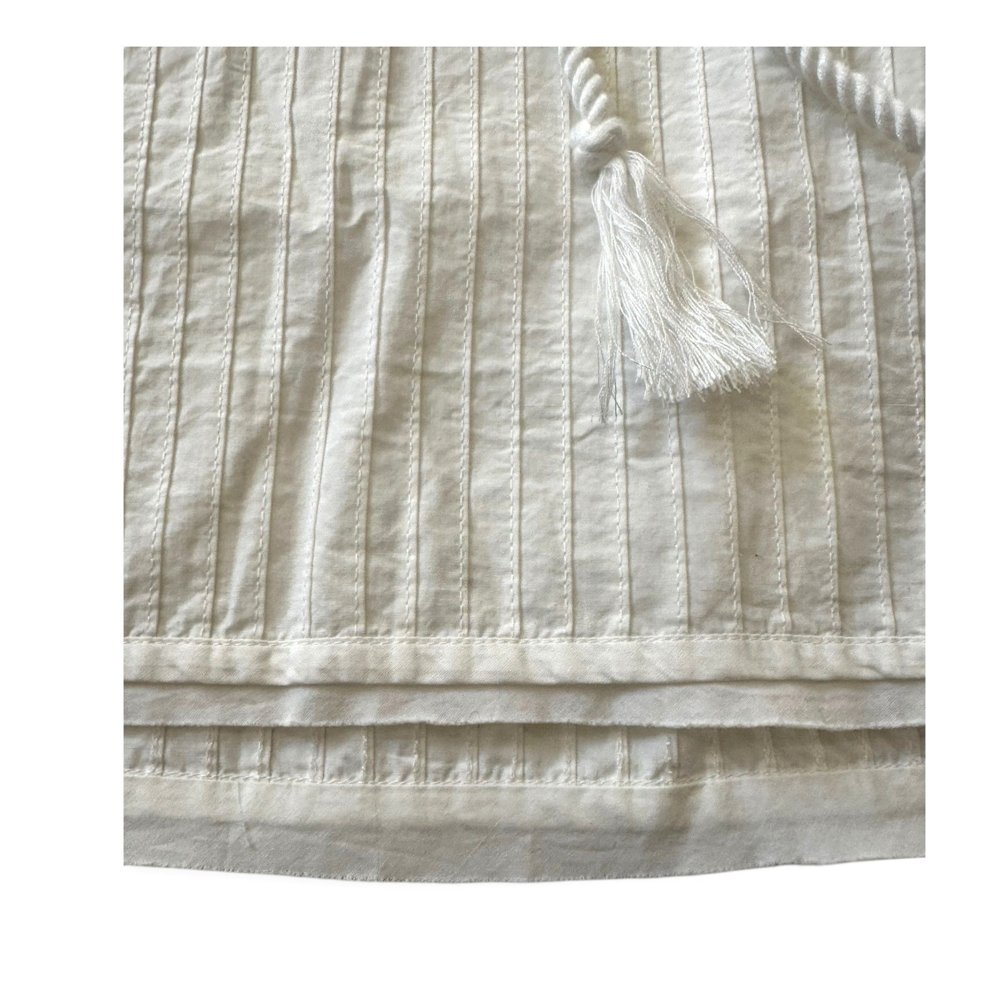 Ulla Johnson Ulla Johnson White Cotton Laurenza Blouse, puff sleeves, Siz Size XS / US 0-2 / IT 36-38 - 9 Thumbnail