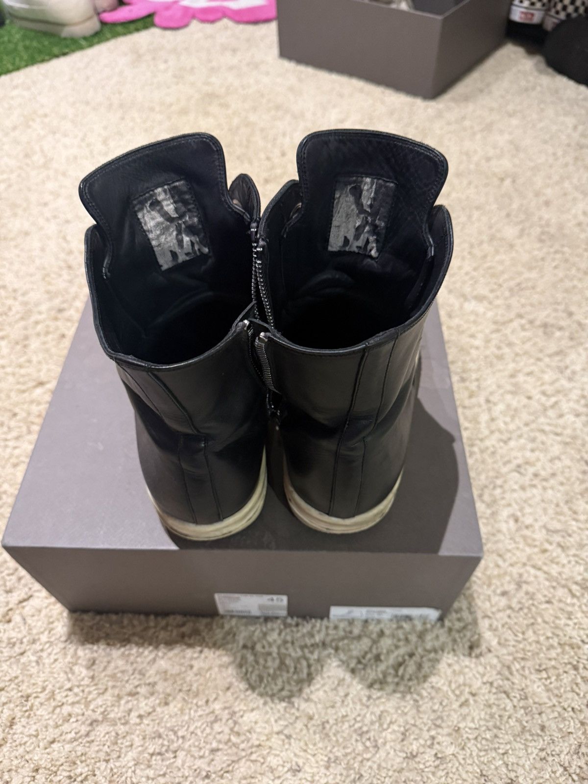 Rick Owens Rick Owens high top jumbo laces size 45 Size US 12 / EU 45 - 3 Thumbnail