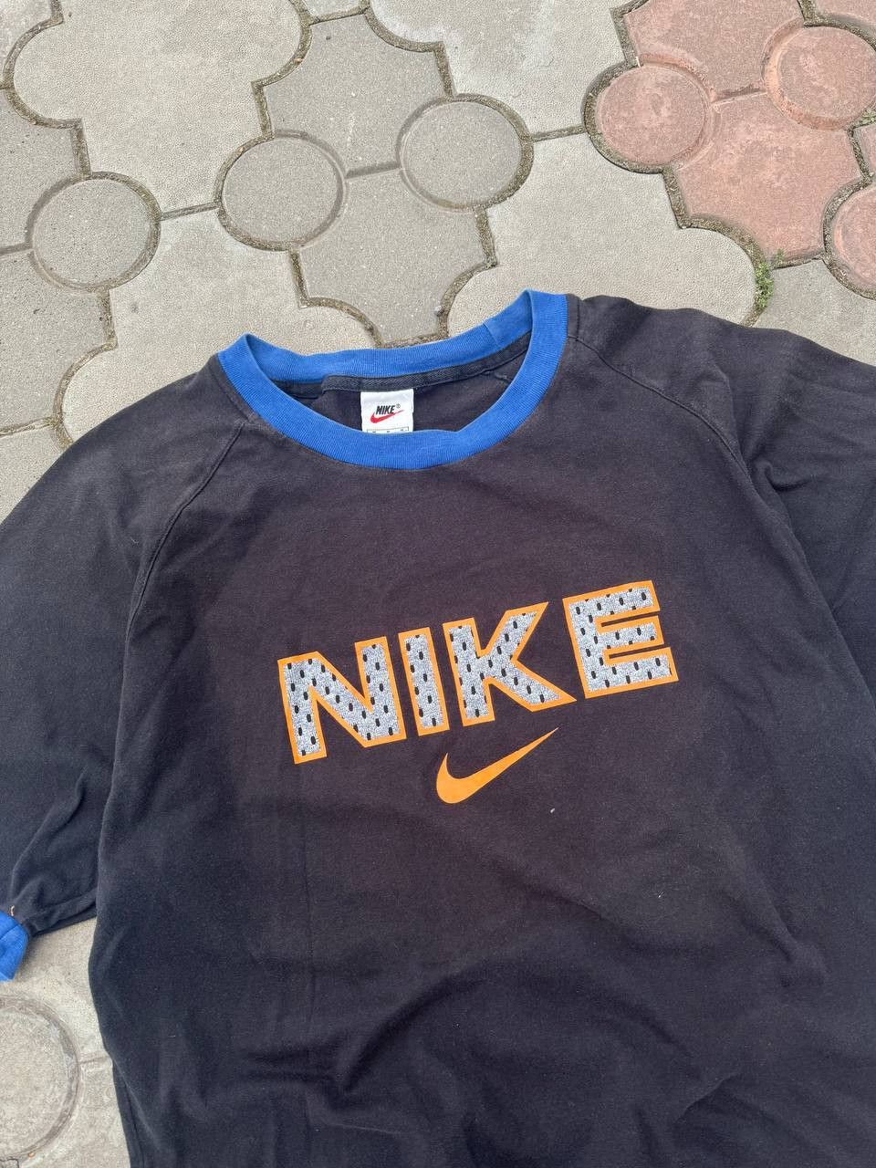 Nike × Vintage Vintage Nike Spell Out Faded Oversized Tee Size US M / EU 48-50 / 2 - 2 Thumbnail