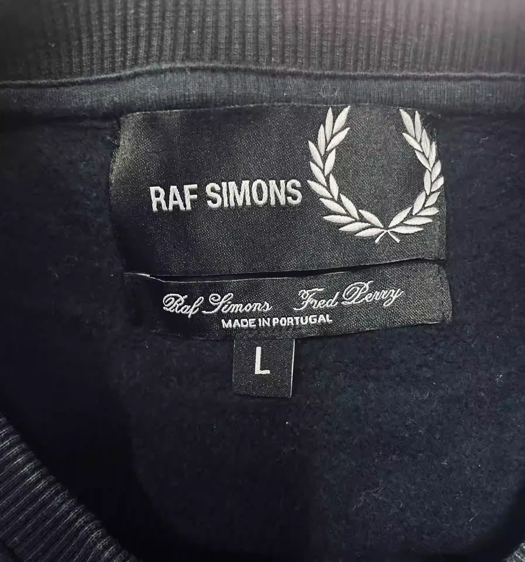 Raf Simons Raf Simons X Fred perry Portrait Patch Sweatshirt-2505 Size US L / EU 52-54 / 3 - 4 Thumbnail