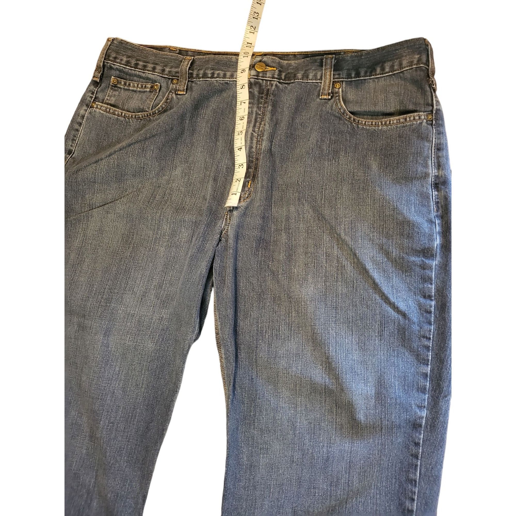 Carhartt Wip Carhartt Jeans Men Sz 42 X 30 Blue Denim Relaxed Fit 101483- Size US 42 / EU 58 - 4 Thumbnail