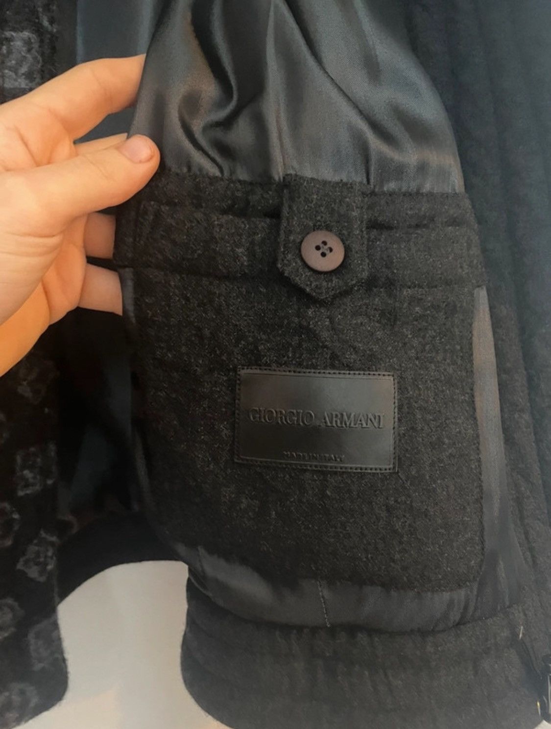 Giorgio Armani Giorgio Armani logos FW22 bomber jacket Size US M / EU 48-50 / 2 - 9 Thumbnail