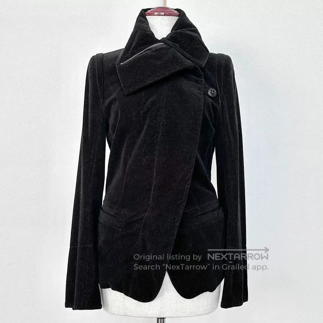 Ann Demeulemeester Ann Demeulemeester 2005 Fall Velvet Coat. Size S / US 4 / IT 40 - 1 Thumbnail