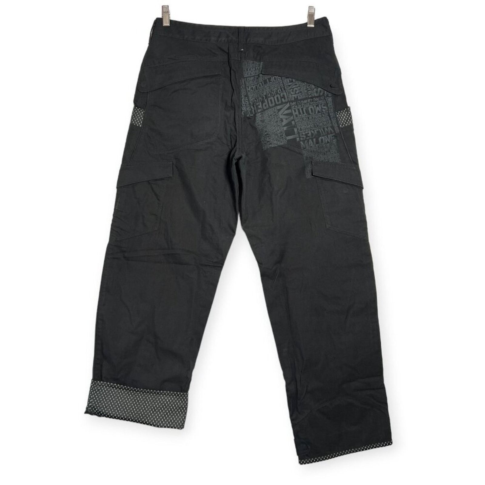 Nike Nike Vintage Cargo Pants 34x32 Black Utility Tactical Baggy Size US 34 / EU 50 - 1 Thumbnail