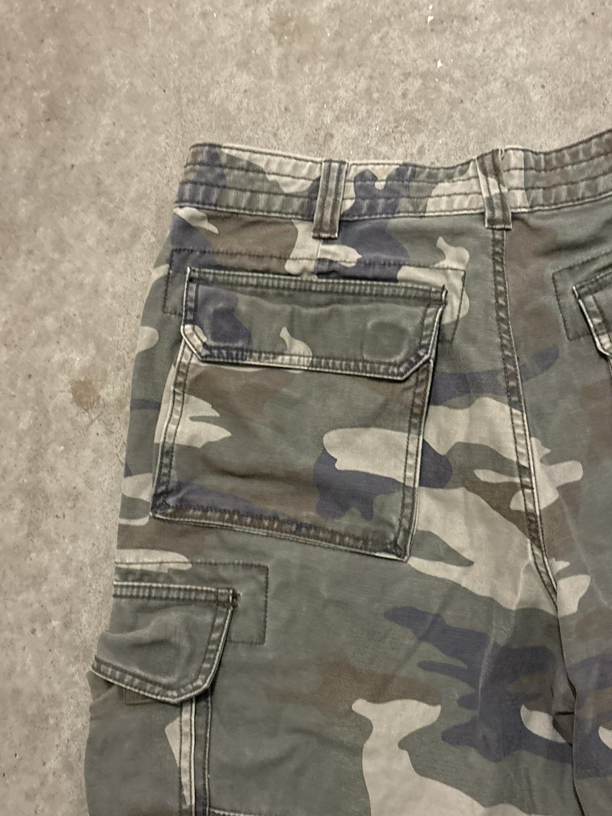 Redhead Vintage Y2K RedHead Men's Green Camo Denim Cargo Pants Size US 32 / EU 48 - 5 Thumbnail